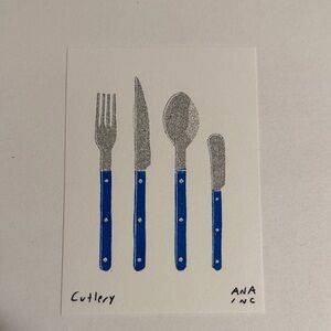 Ana Inciardi Mini Print, Cutlery